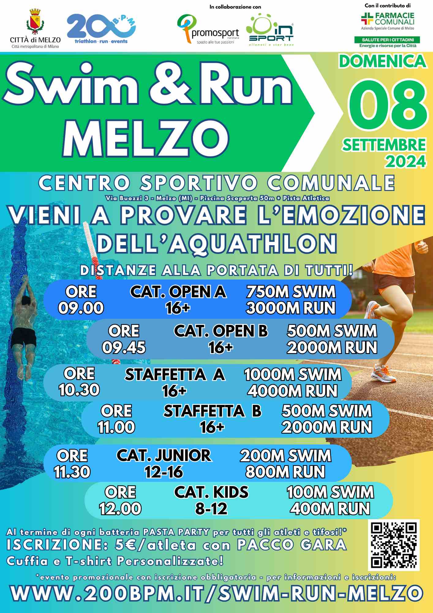 SWIM-RUN MELZO - Iscriviti