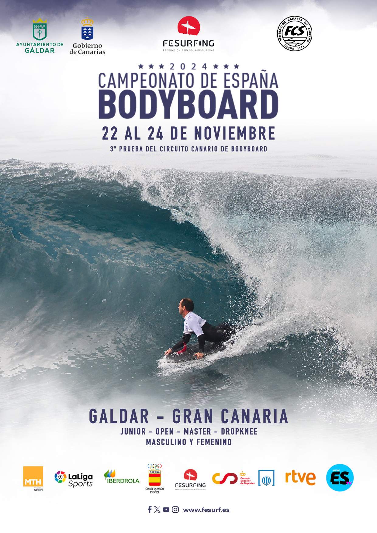 CAMPEONATO DE ESPAÑA DE BODYBOARD 2024 - Inscríbete