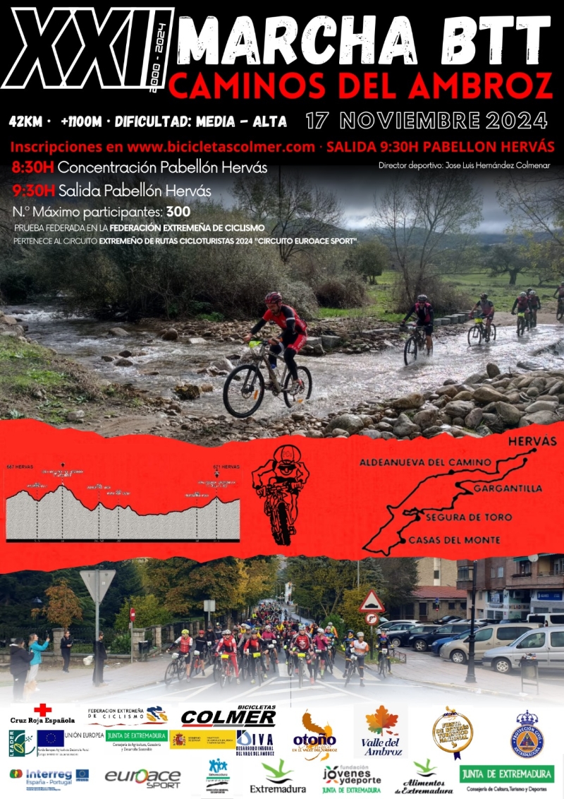 XXII MARCHA BTT CAMINOS DEL AMBROZ - Inscríbete