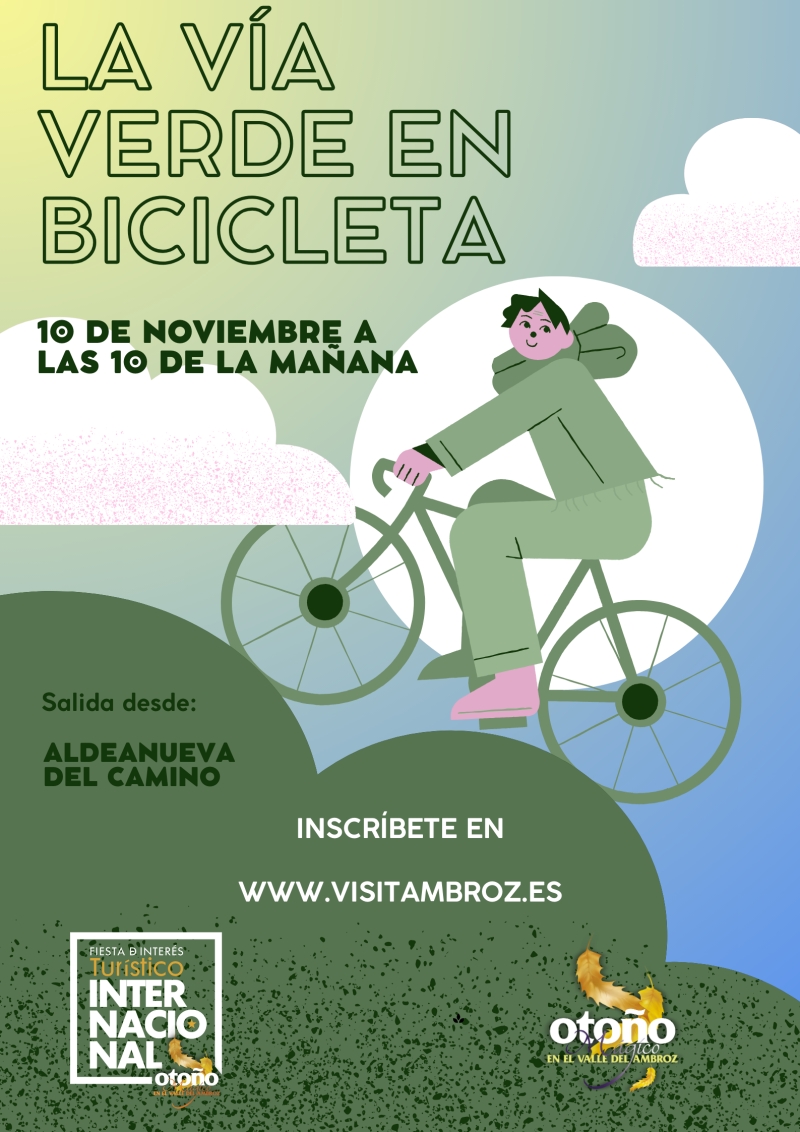 LA VÍA VERDE EN BICICLETA - Inscríbete