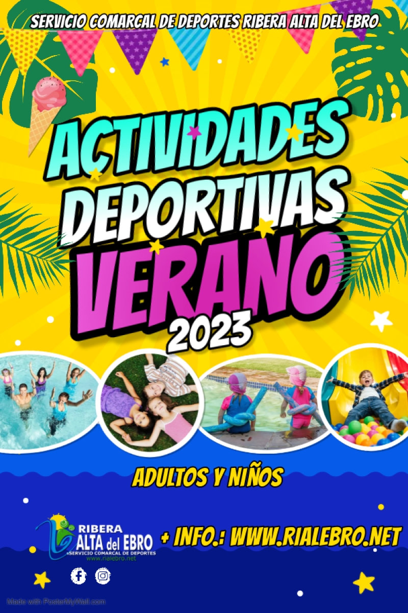 ACTIVIDADES DEPORTIVAS VERANO PEDROLA 2023 - Inscríbete