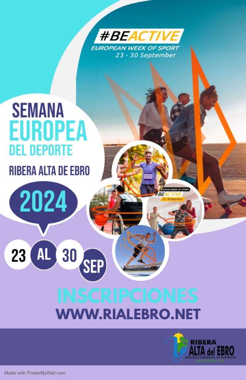 SEMANA EUROPEA DEL DEPORTE RIBERA ALTA DEL EBRO 2024 - Inscríbete