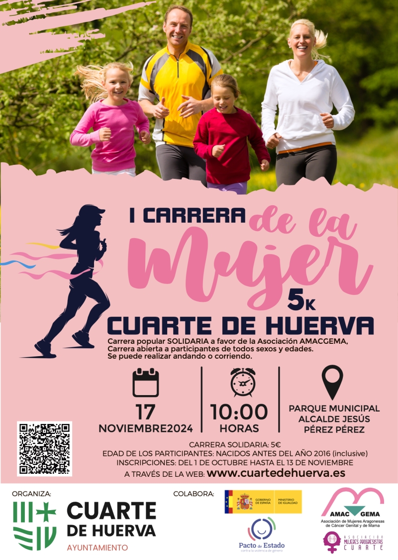 I CARRERA DE LA MUJER DE CUARTE DE HUERVA - Inscríbete