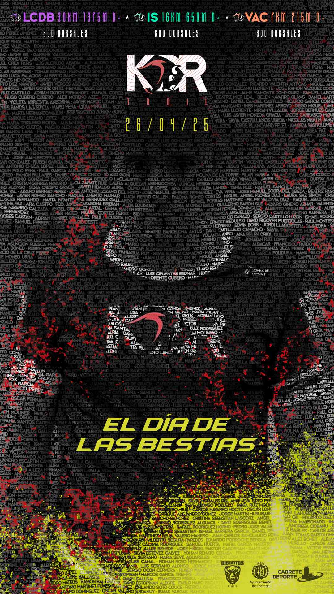 KDRTRAIL 2025: LCDB (LAS CRESTAS DEL BISONTE) - Inscríbete