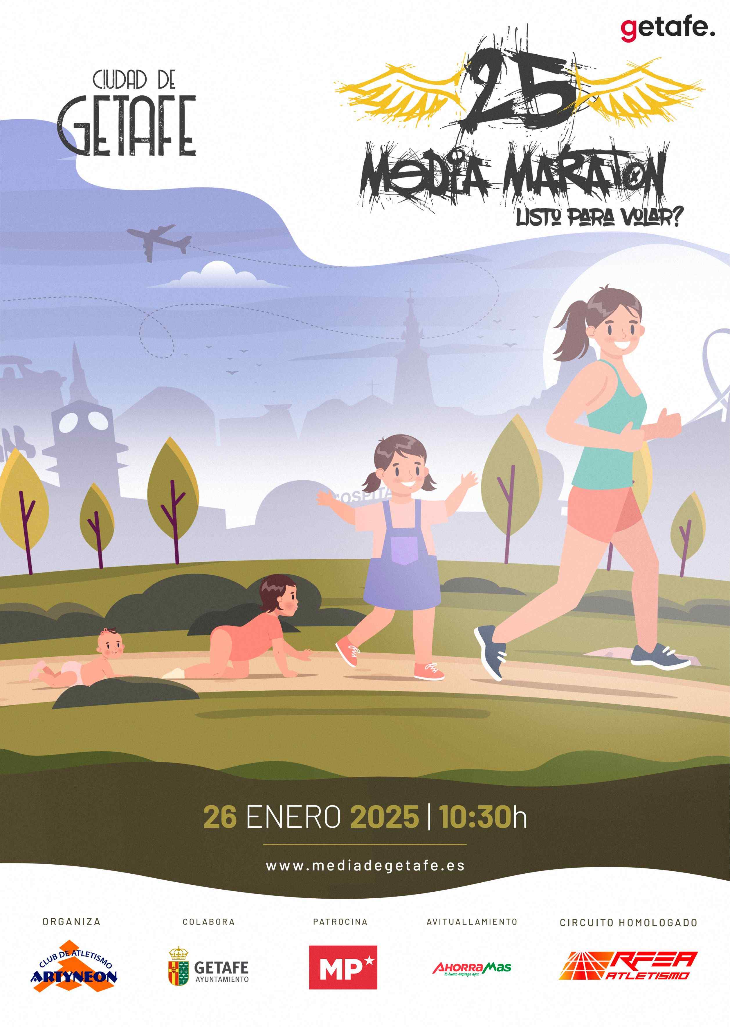 25 MEDIA MARATON CIUDAD DE GETAFE - Inscríbete