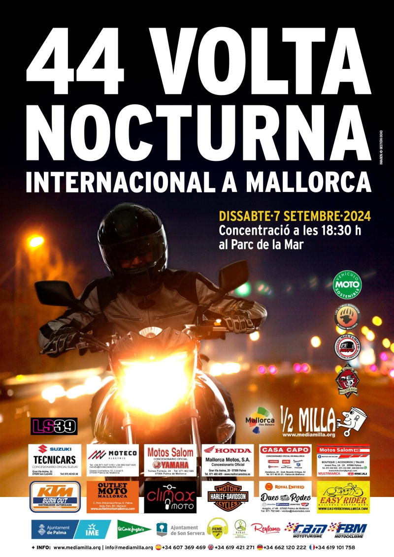 44ª VOLTA NOCTURNA INTERNACIONAL A MALLORCA 2024 - Inscríbete