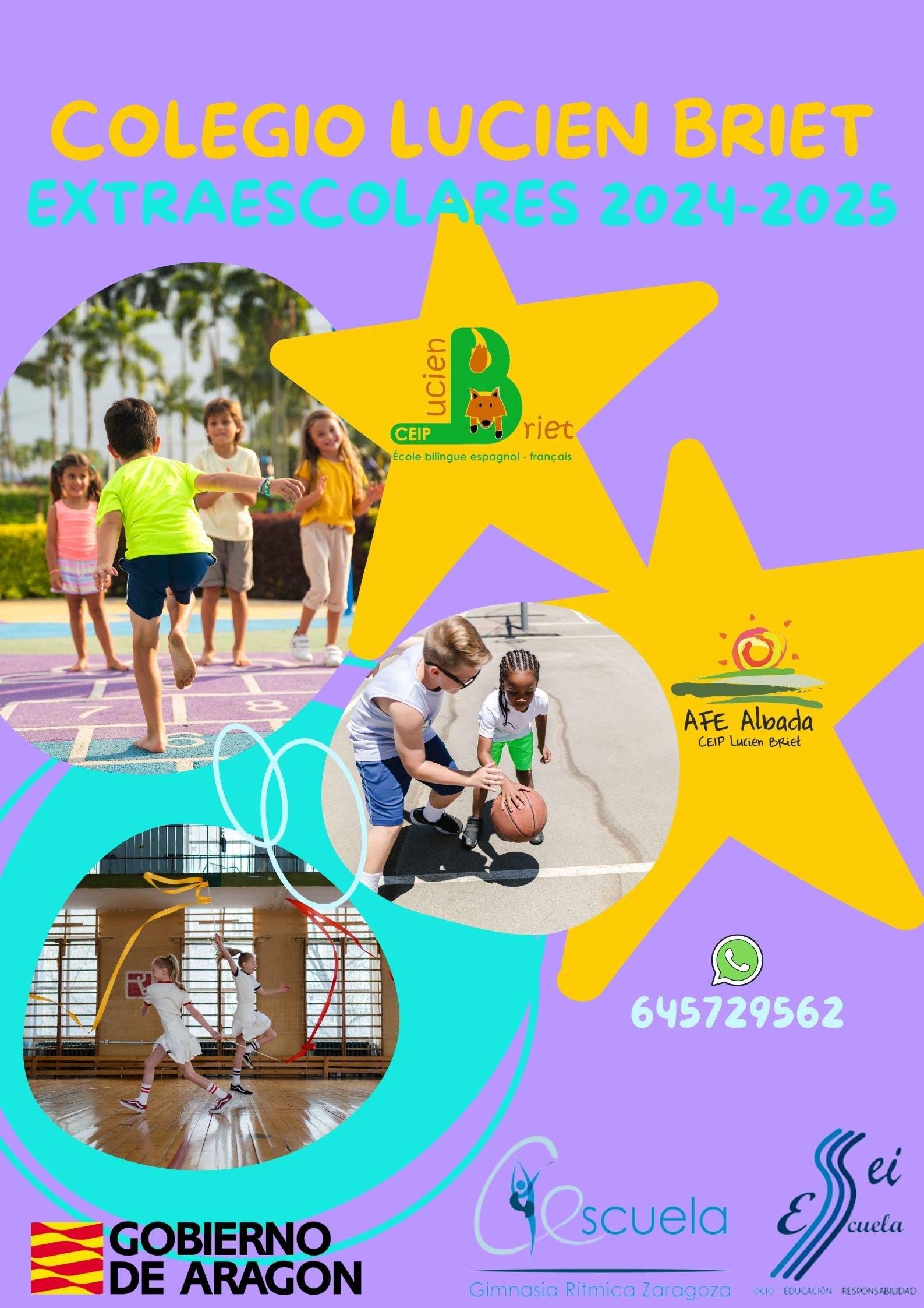 EXTRAESCOLARES COLEGIO LUCIEN BRIET 2024-2025- - Inscríbete