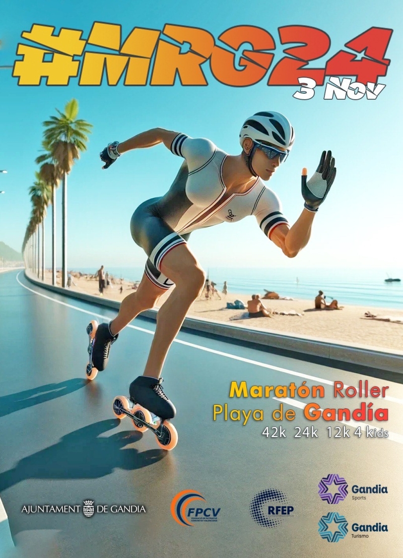 MARATÓN ROLLER PLAYA DE GANDIA 2024 - Inscríbete