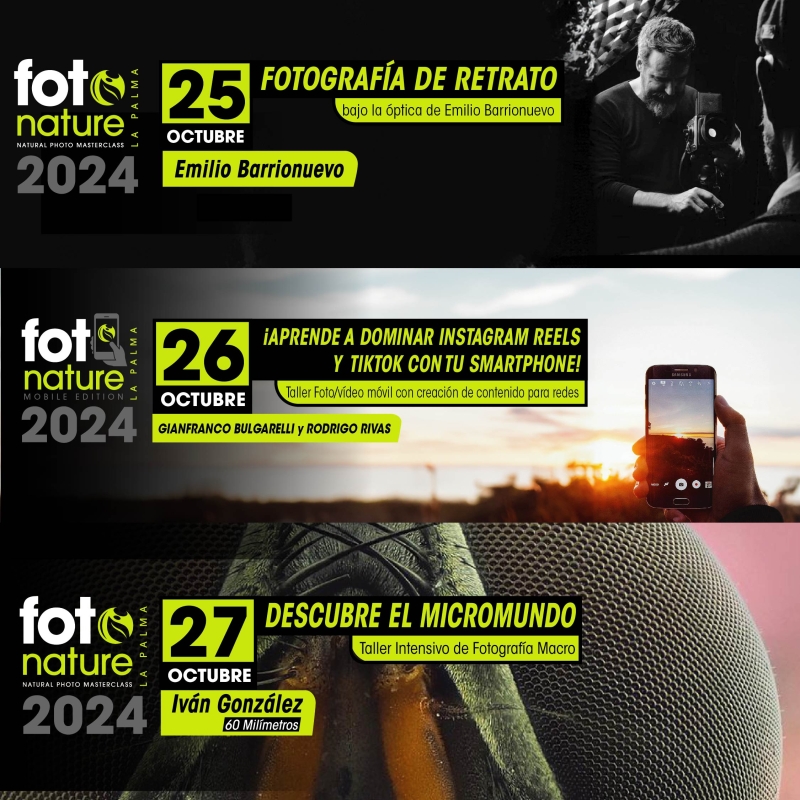 TALLERES FORMATIVOS DE FOTOGRAFÍA FOTONATURE 2024 - Inscríbete