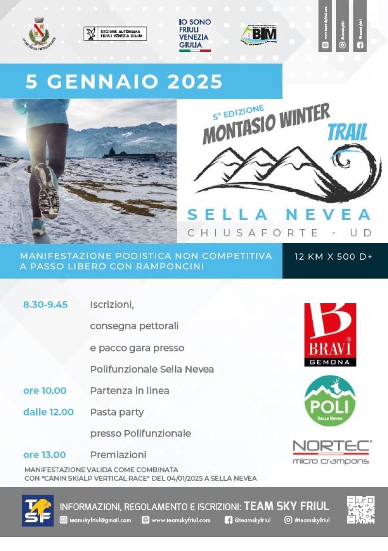 MONTASIO WINTER TRAIL - Iscriviti