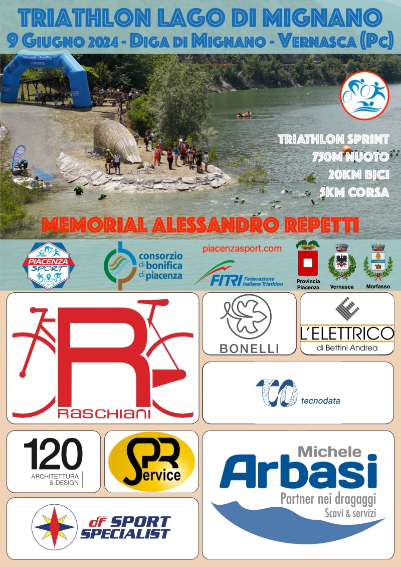 5° TRIATHLON LAGO DI MIGNANO - Iscriviti