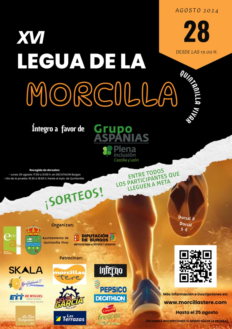 XVI LEGUA DE LA MORCILLA - Inscríbete