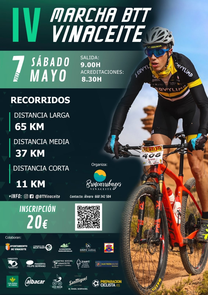 IV MARCHA CICLOTURISTA BTT VINACEITE - Inscríbete