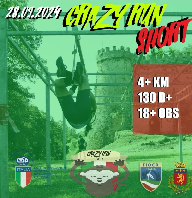 CRAZY RUN  SHORT 2024 - Iscriviti