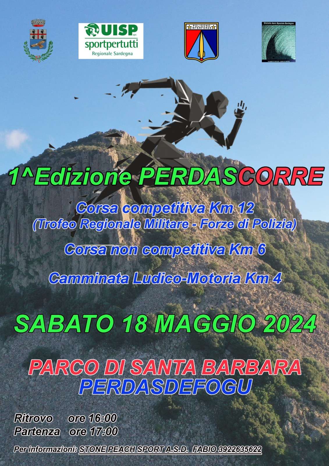 PERDASCORRE 2024 - CORSA NON COMPETITIVA 6 KM - Iscriviti