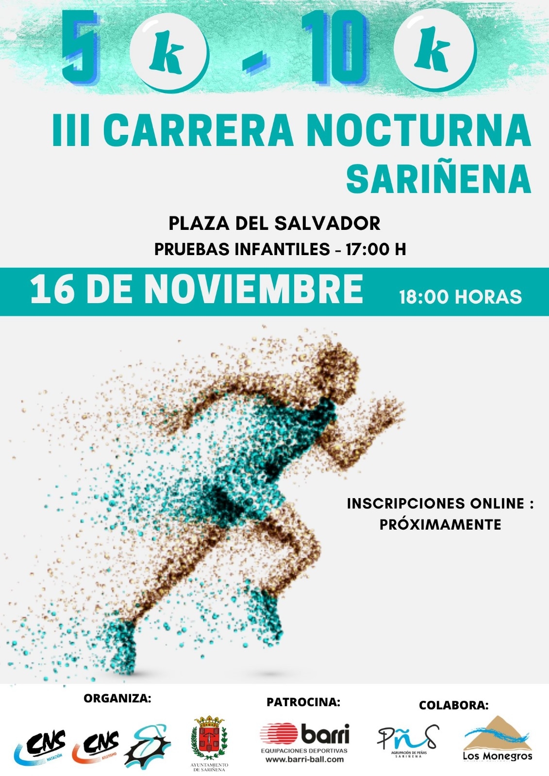 III 10K SARIÑENA - Inscríbete