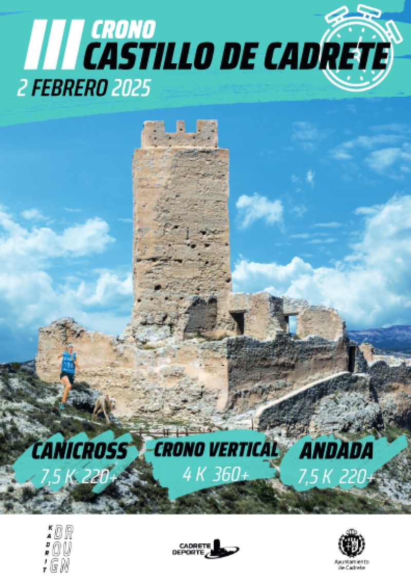 III CRONO CASTILLO DE CADRETE - Inscríbete