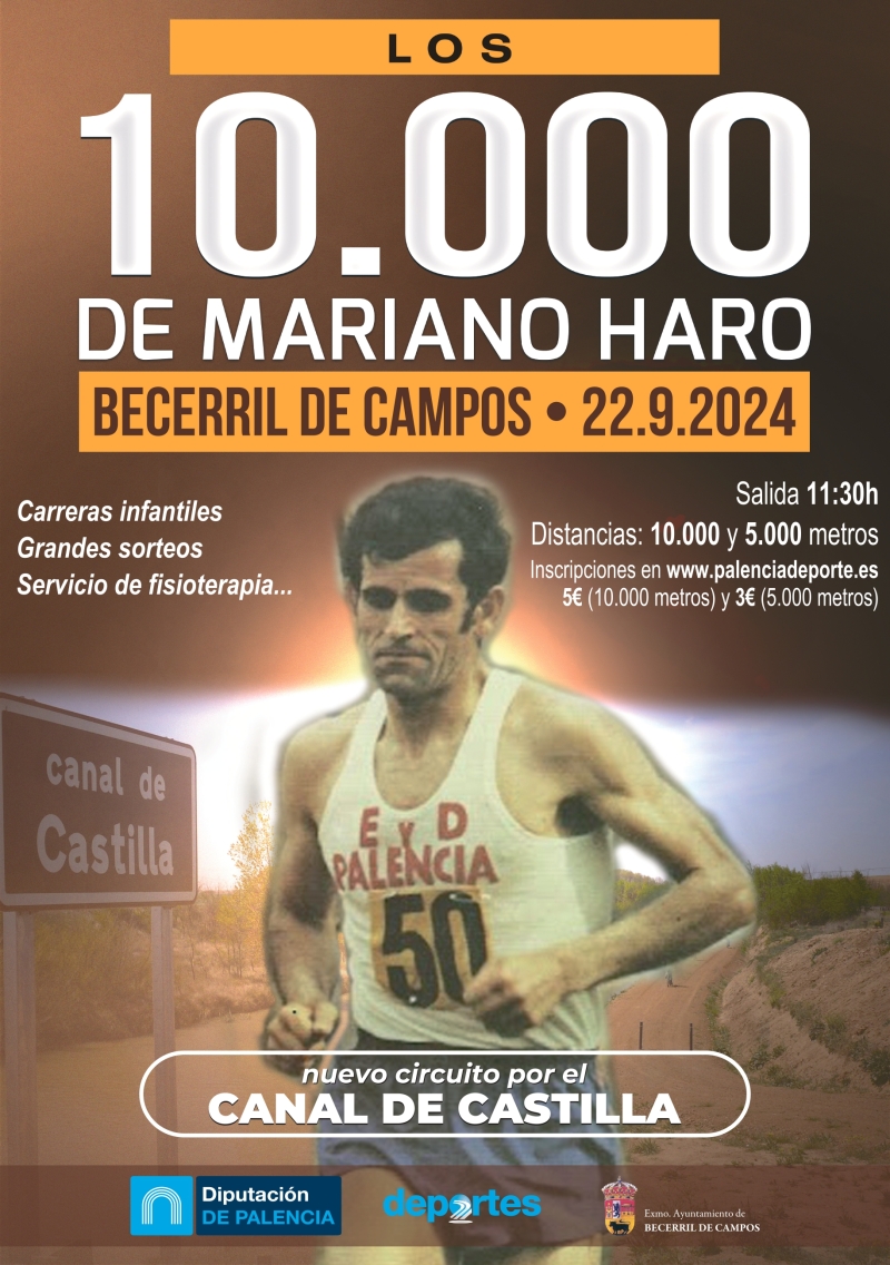 Cartel del evento LOS 10000 DE MARIANO HARO 2024
