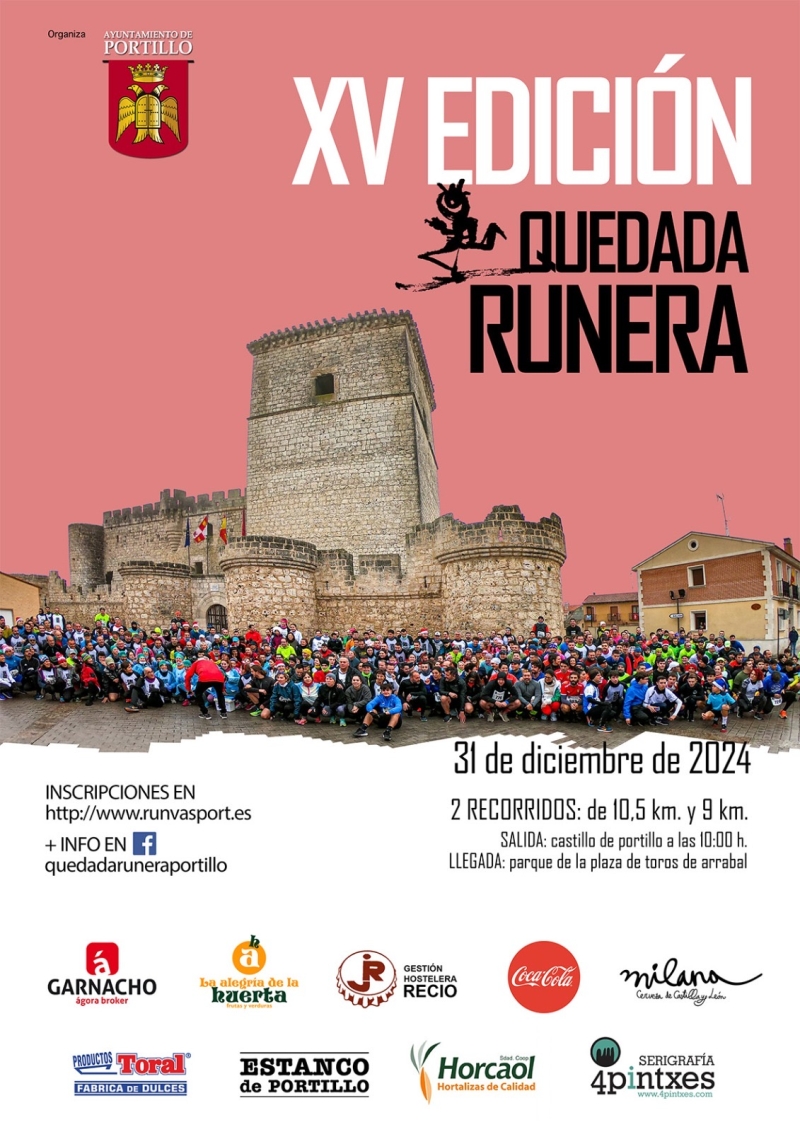 Cartel del evento 15º QUEDADA RUNERA PORTILLO