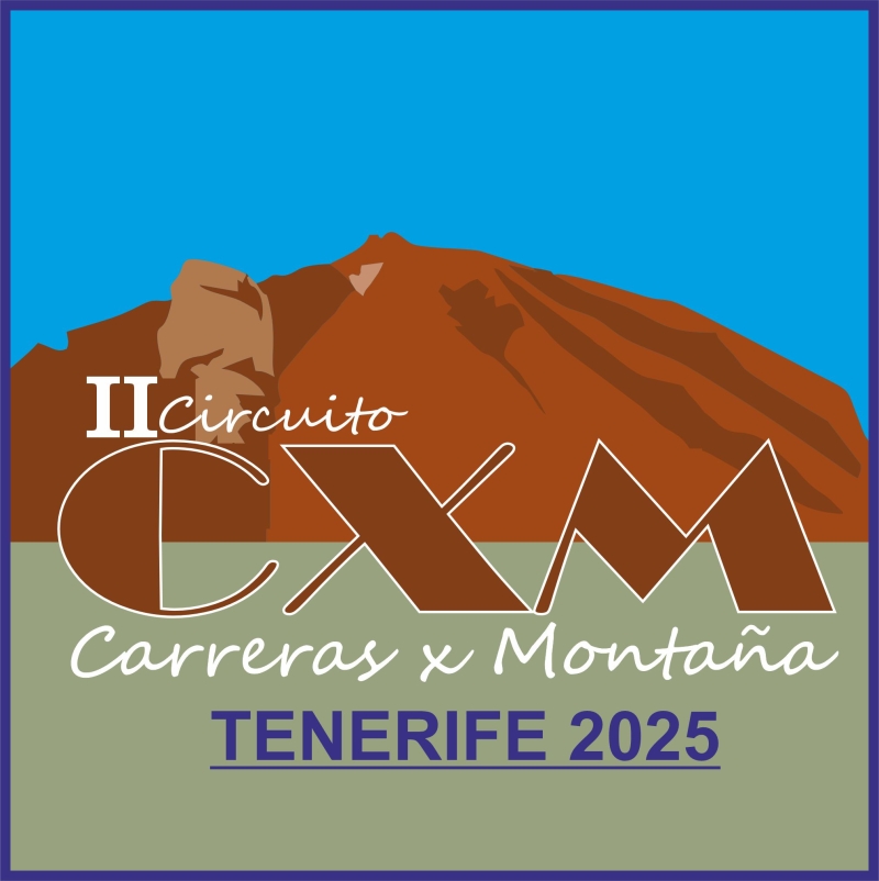 Cartel del evento II CIRCUITO DE CARRERAS X MONTAÑA ISLA DE TENERIFE 2025 - TROFEO MIZUNO