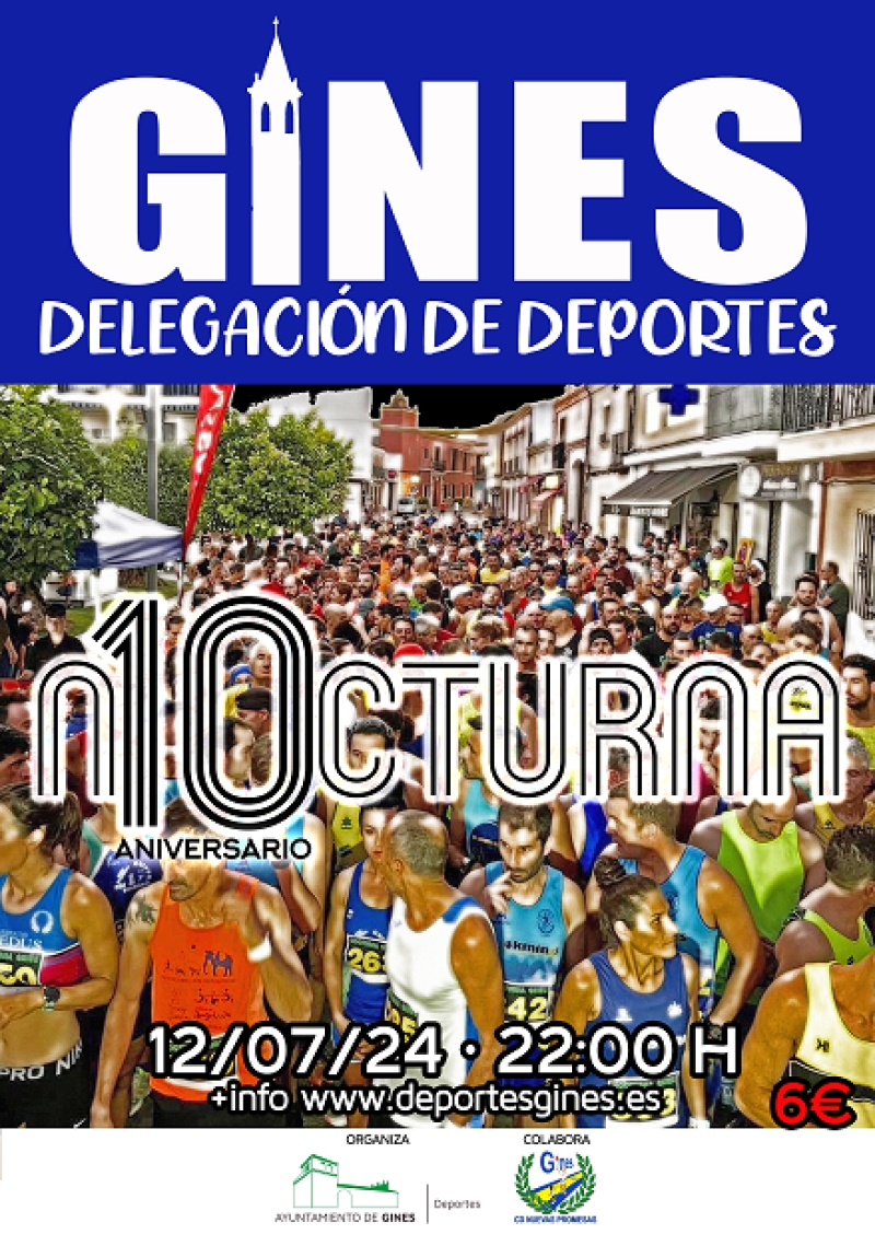 Resultados X CARRERA NOCTURNA GINES