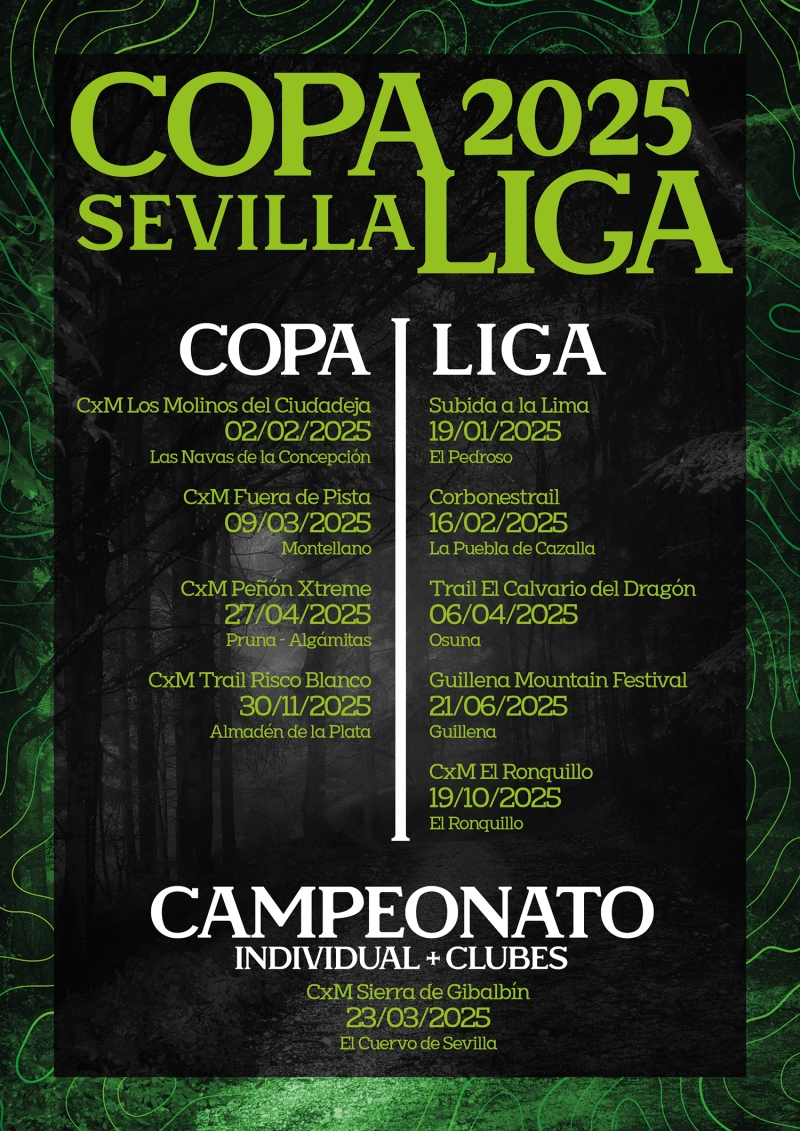 Cartel del evento COPA/LIGA SEVILLANA CXM 2025