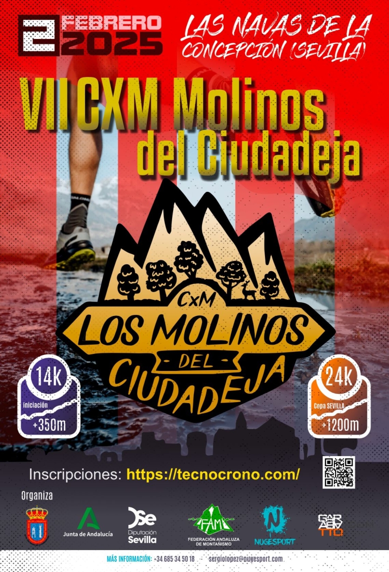 Cartel del evento VII CXM LOS MOLINOS DEL CIUDADEJA