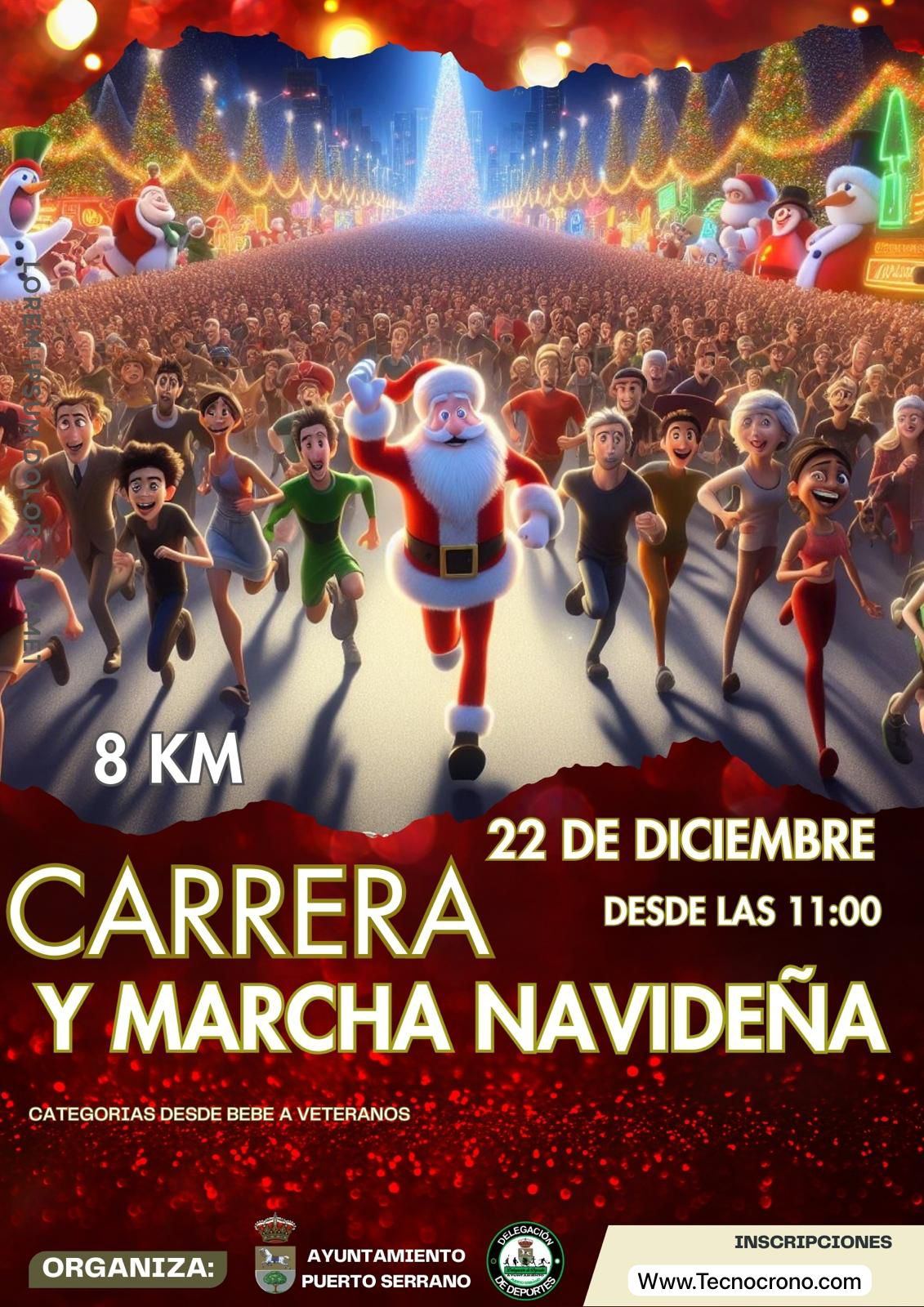 Cartel del evento 5ª CARRERA URBANA NAVIDEÑA