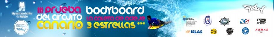 III PRUEBA CTO CANARIO SURFING SHARK BODYBOARD CALETA DE ADEJE