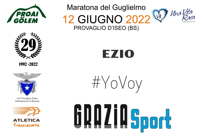 #YoVoy - EZIO (29A ED. 2022 - PROAI GOLEM - MARATONA DEL GUGLIELMO)