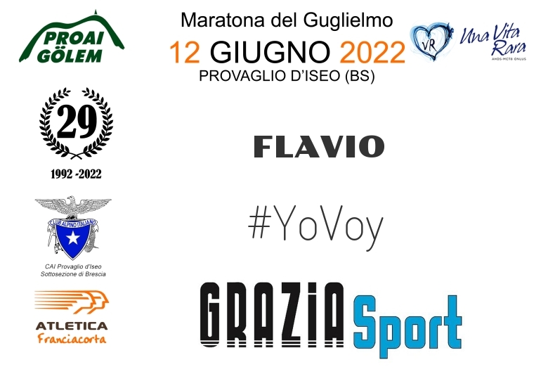 #YoVoy - FLAVIO (29A ED. 2022 - PROAI GOLEM - MARATONA DEL GUGLIELMO)