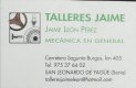 TALLERES JAIME TALLERES JAIME